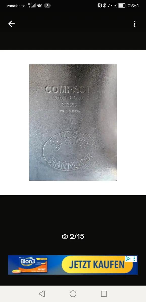 Passier Dressursattel Compact  17"