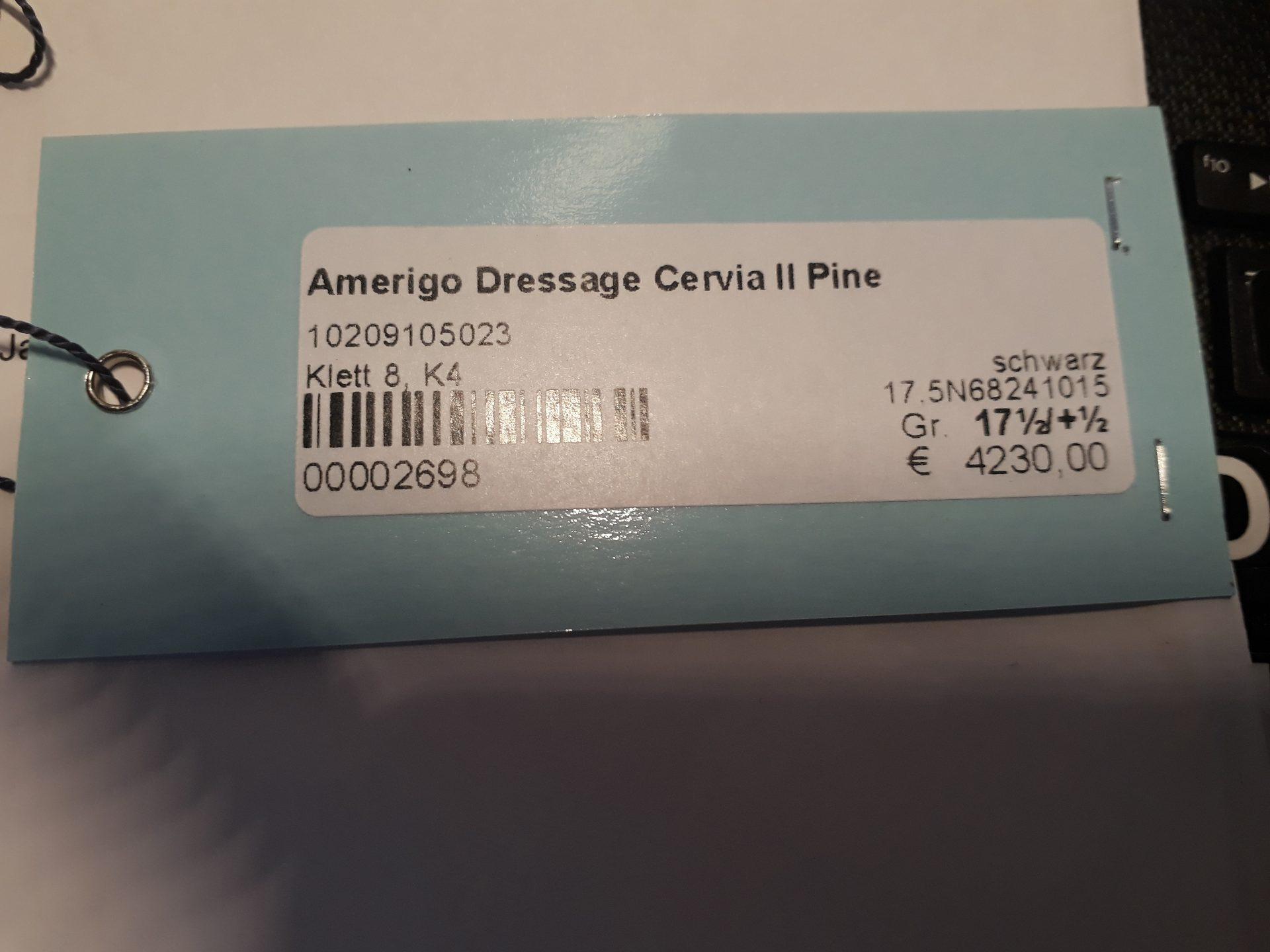 Amerigo Dressursattel Dressage Cervia II Pine 17,5' – Vorschau 6